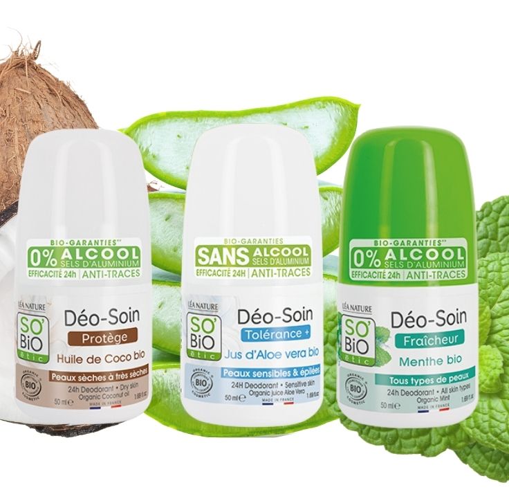 Mejor desodorante natural para cada tipo de piel SO'BiO étic